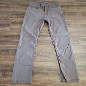 Mens Prana Stretch Hiking Pants 32 slim straight